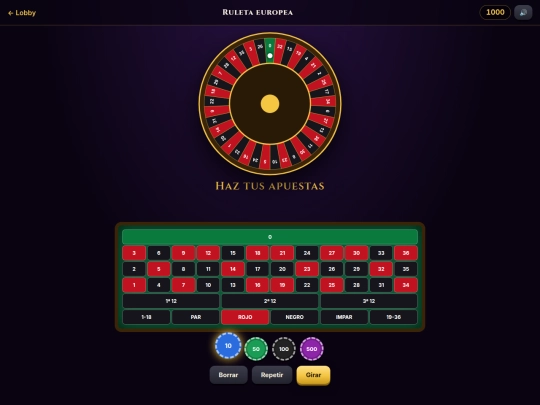ruleta screenshot