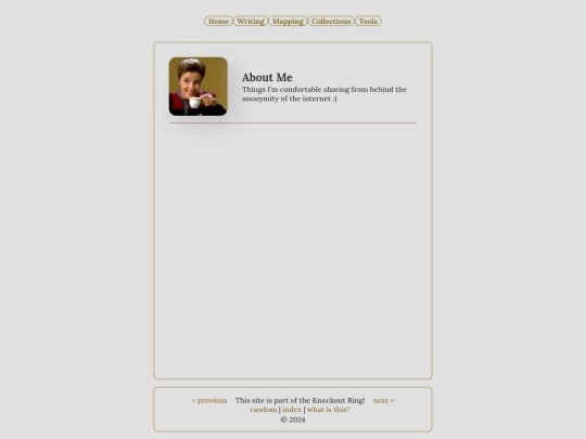 aboutme screenshot