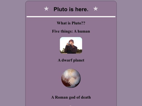 what-pluto screenshot