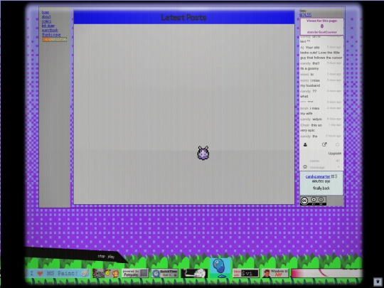 blog screenshot