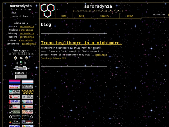 blog screenshot