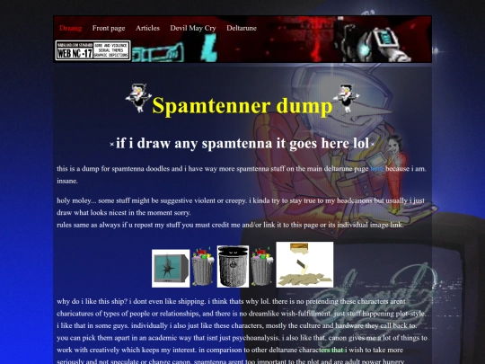 deltarune/spamtenna screenshot