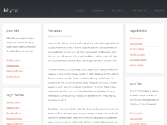 Standing here/html5up-halcyonic/threecolumn screenshot