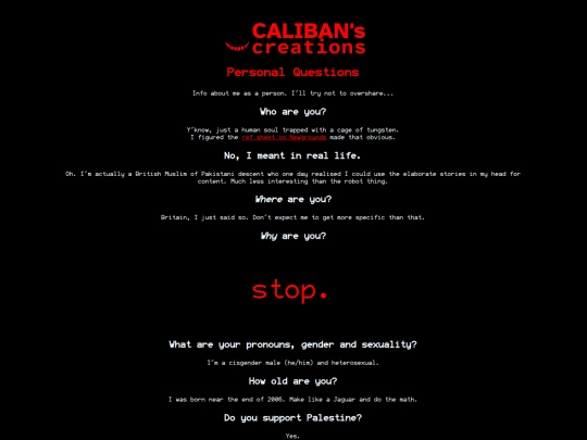 faq/personal screenshot