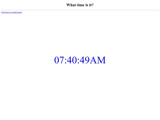 digitalClock screenshot