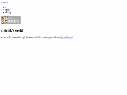index screenshot