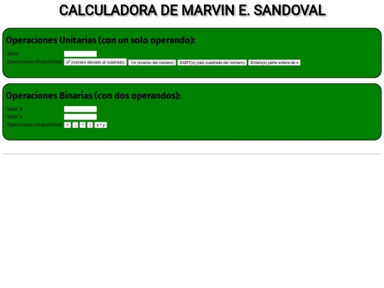 operacionesUnitrarias screenshot