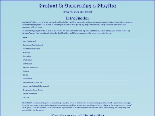 academic/Project3 screenshot