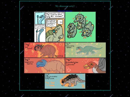 Other Pages/Dinosaurs screenshot