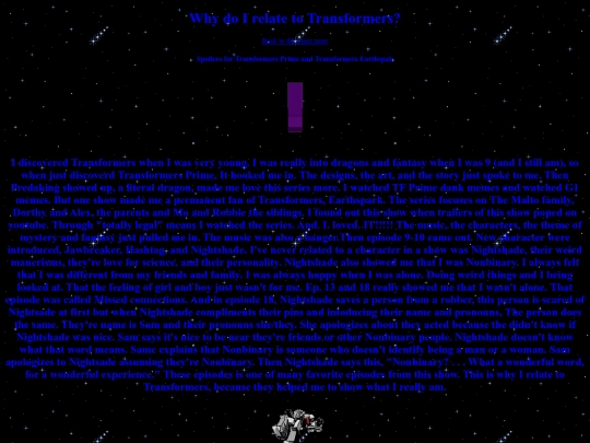 Other Pages/TFtalks screenshot