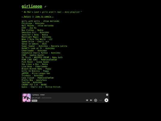 aesthetic/girliepop screenshot