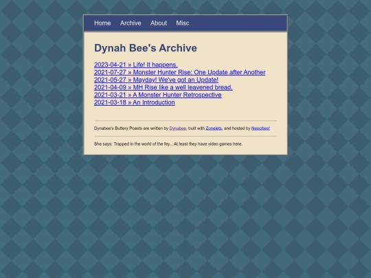 archive screenshot