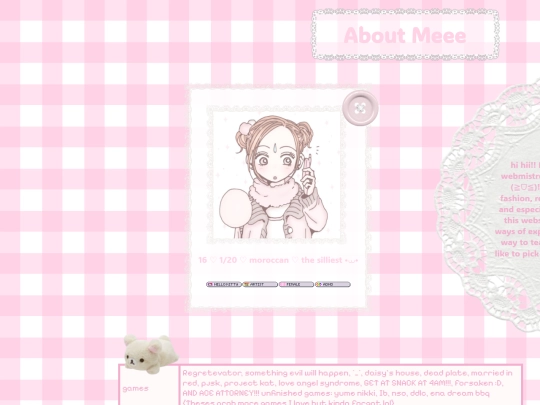 aboutmeh screenshot