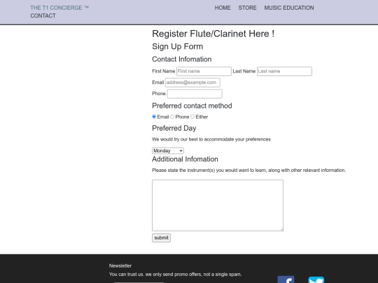 register/FluteClarinet screenshot