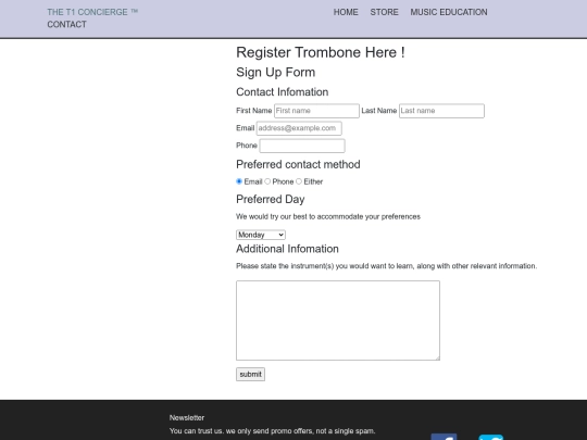 register/ViolinViola screenshot