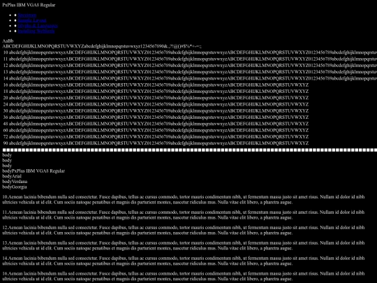 pxplus_ibm_vga8-demo screenshot
