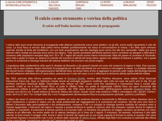 Calcionelfascismo screenshot