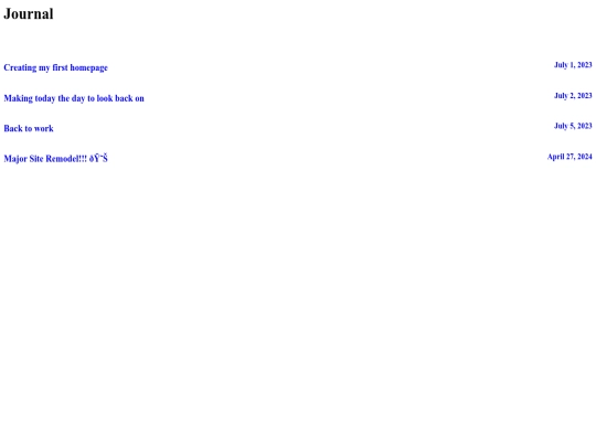 content/journal screenshot