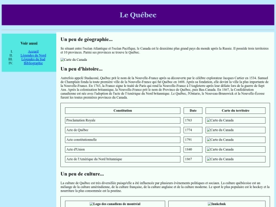 html/Présentation screenshot