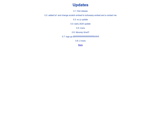 updates screenshot