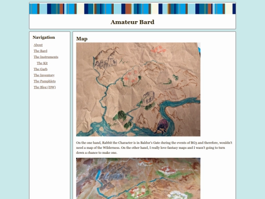 Inventory/Map screenshot