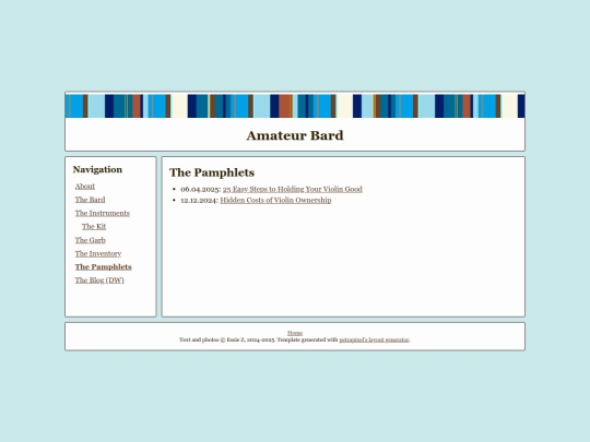 Pamphlets/ThePamphlets screenshot