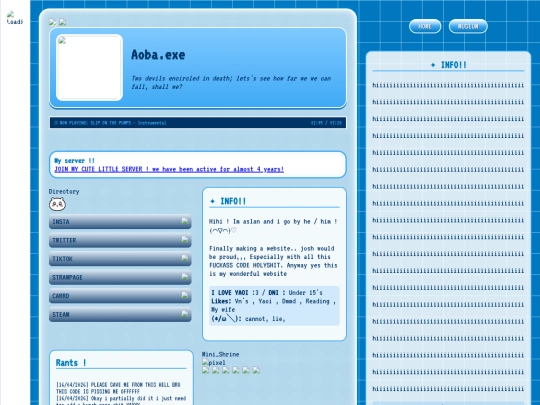 index screenshot