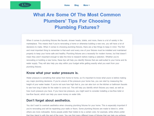 what-are-some-of-the-most-common-plumbers-tips-for-choosing-plumbing-fixtures screenshot