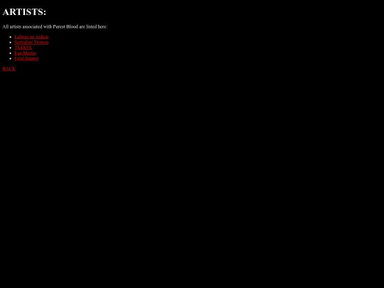 artists screenshot