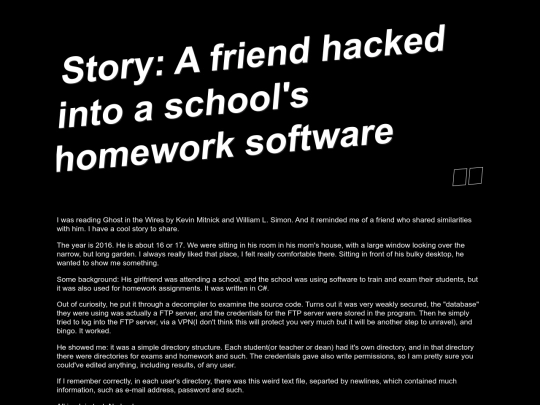 aftershave/epichackerstory1 screenshot