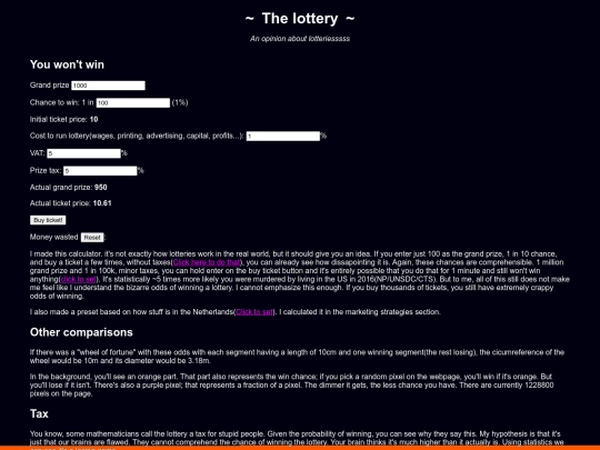 aftershave/lottery screenshot