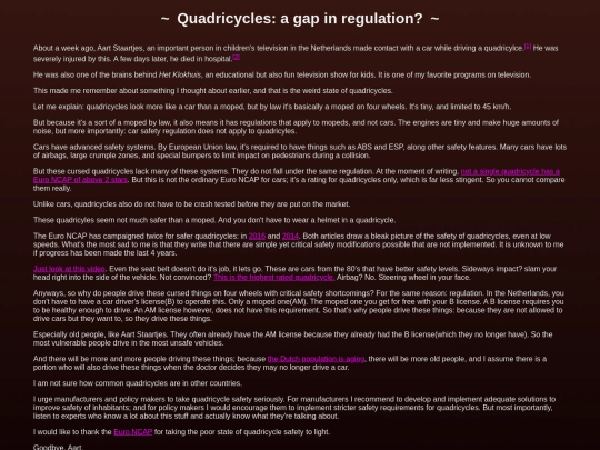 aftershave/quadricycles screenshot