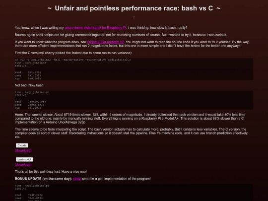 aftershave/race_bash_vs_c screenshot