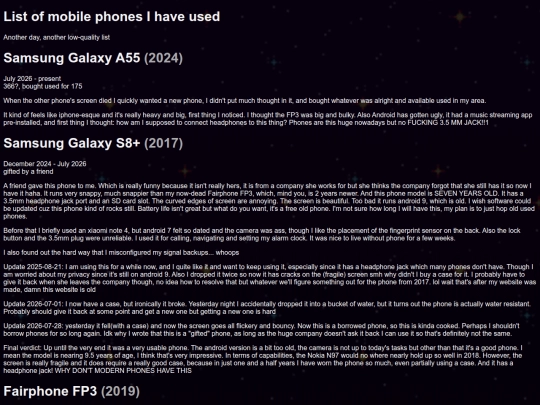 phones screenshot