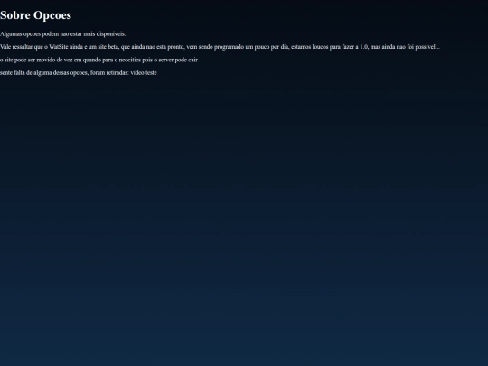 config/sobre screenshot