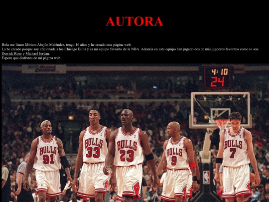 proyecto final/autora screenshot