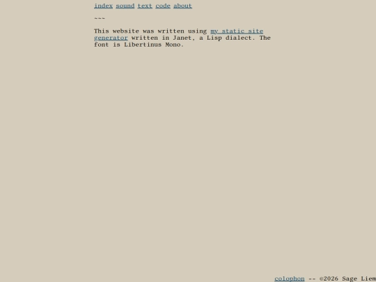 colophon screenshot
