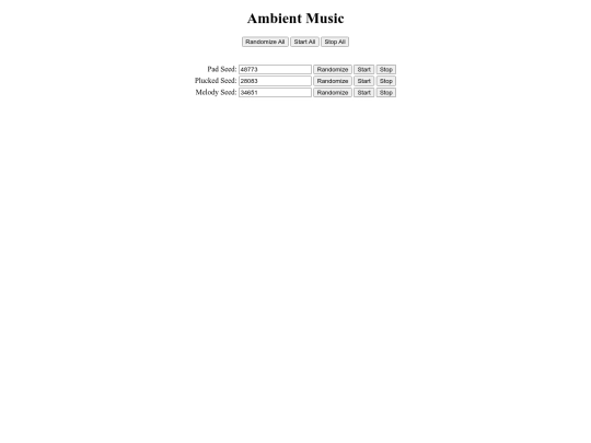 programming/ambientmusic screenshot