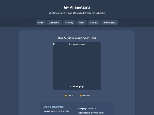 animations-unesuprisedoufpourelvis screenshot