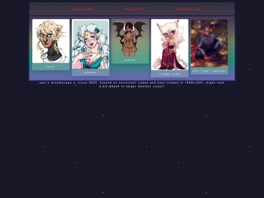characters screenshot