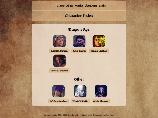 characters screenshot