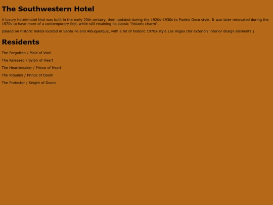 southwestern_hotel screenshot