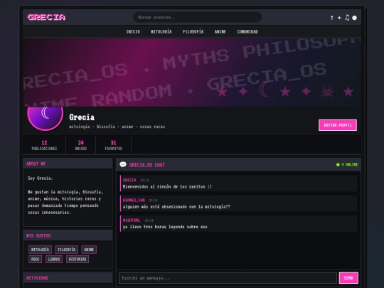 comunidad screenshot