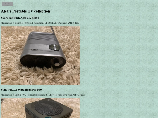 portabletvcollection screenshot