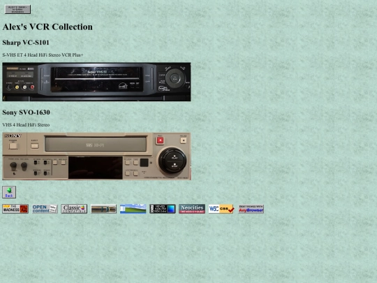 vcrcollection screenshot