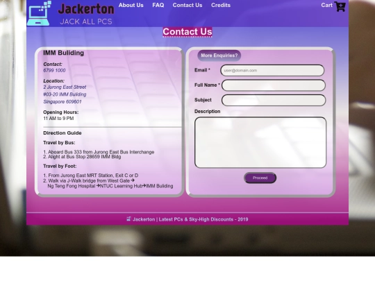 contact-us screenshot