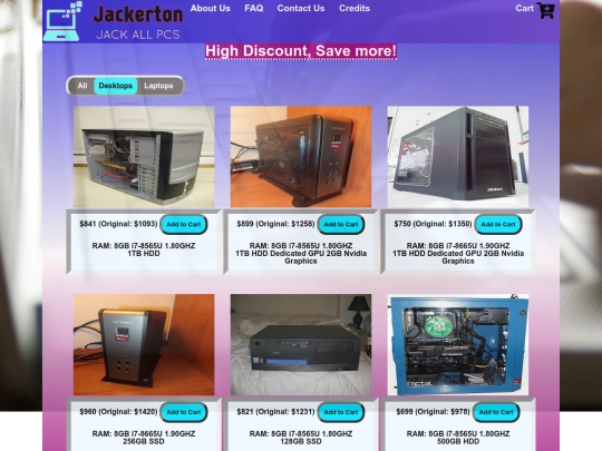 high-discount-save-more-!-desktops screenshot
