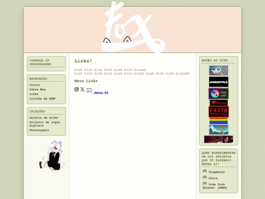 links screenshot