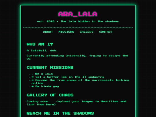 index screenshot