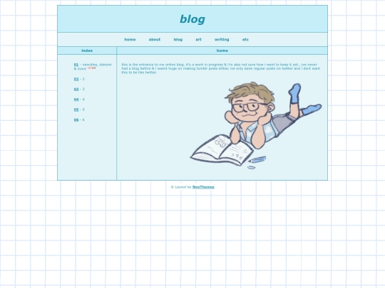 pages/blog screenshot